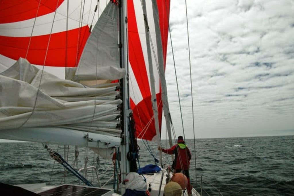 Sailing Under Spinnaker