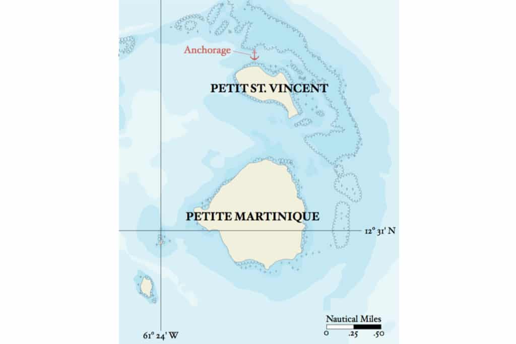 Petit St. Vincent chart