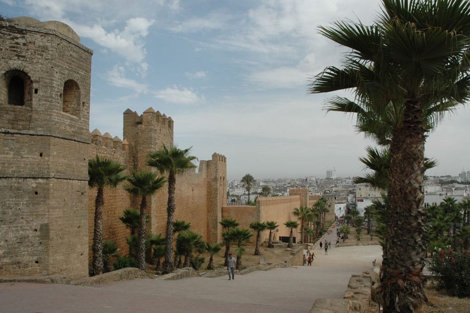 Rabat Kasbah walls
