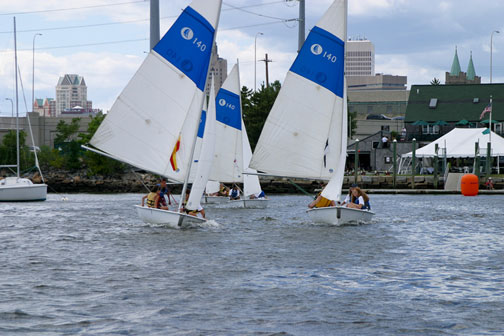 Sailboats at the Renaissance Regatta