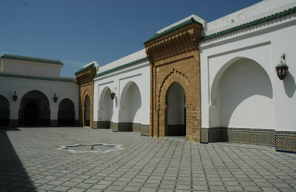 Courtyard of Salé's Grand Mosque
