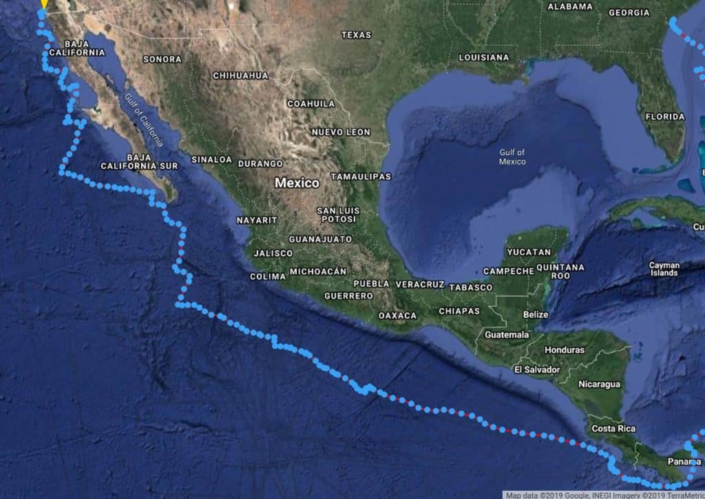 Circumnavigation route