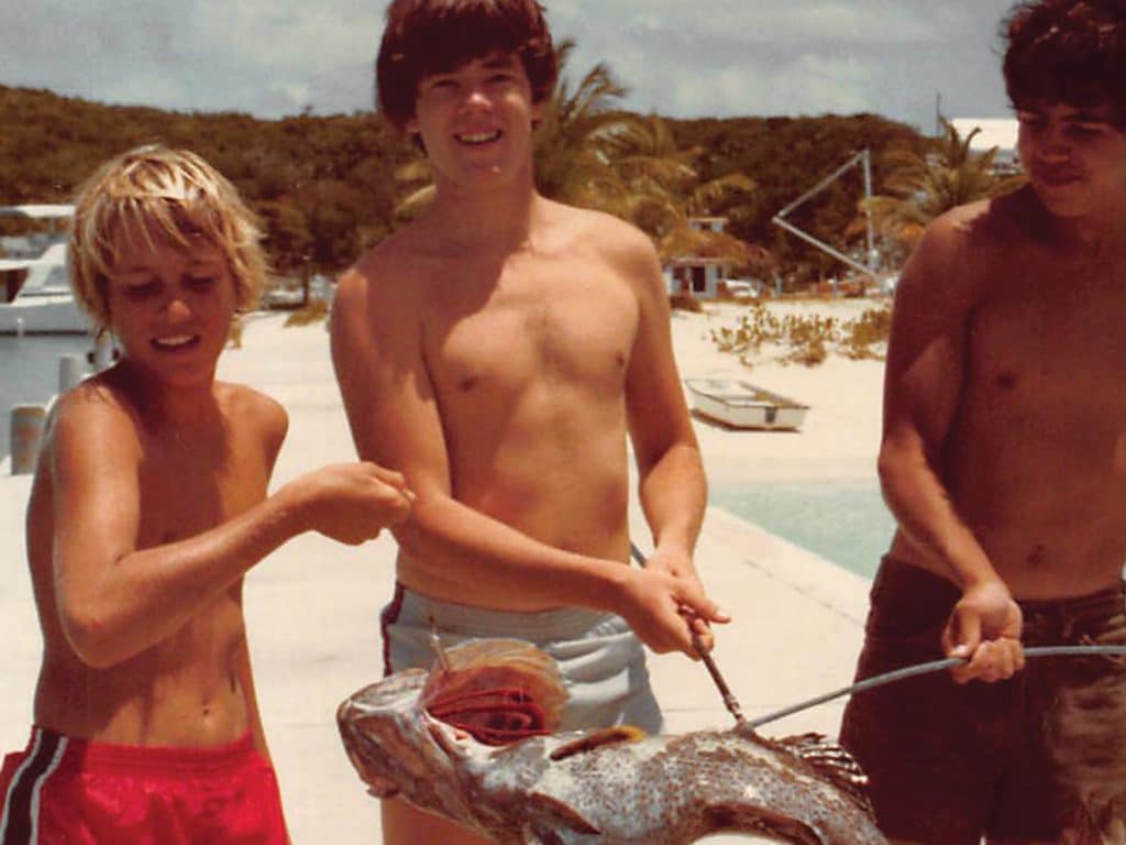 kids with fish in 1983