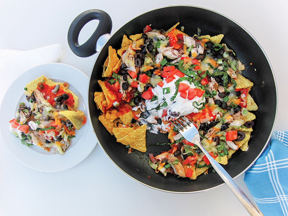 Stovetop nachos