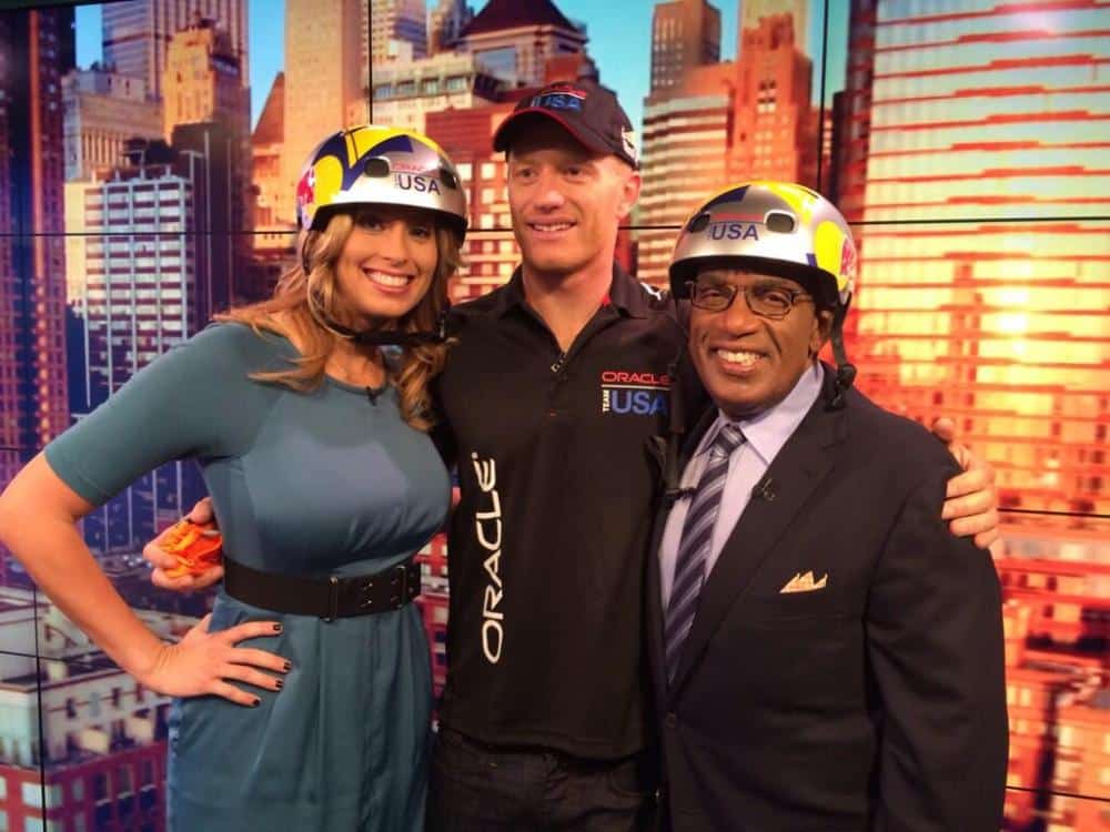 Spithill on the Weather Channel