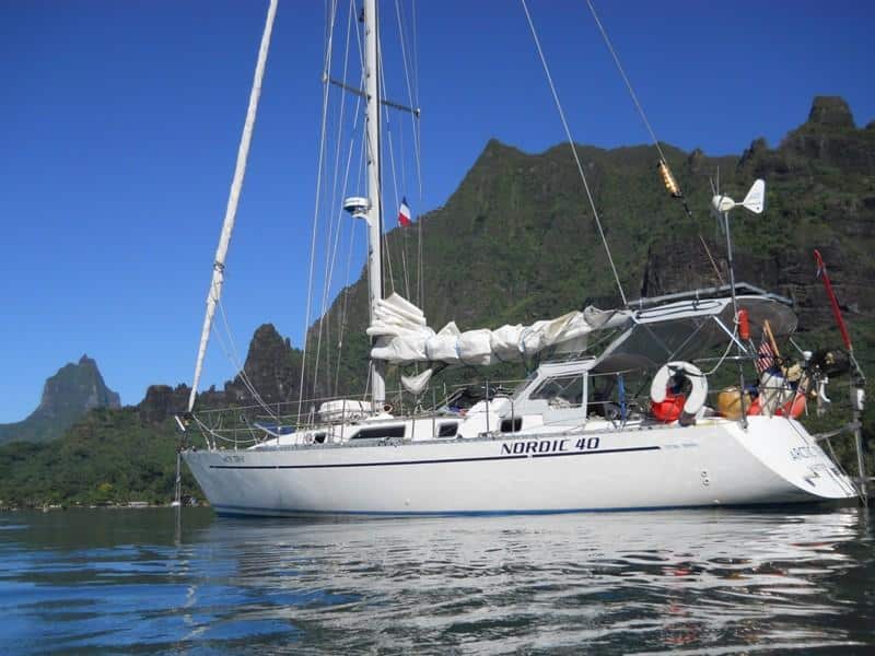 nordic 40 sailboat interior