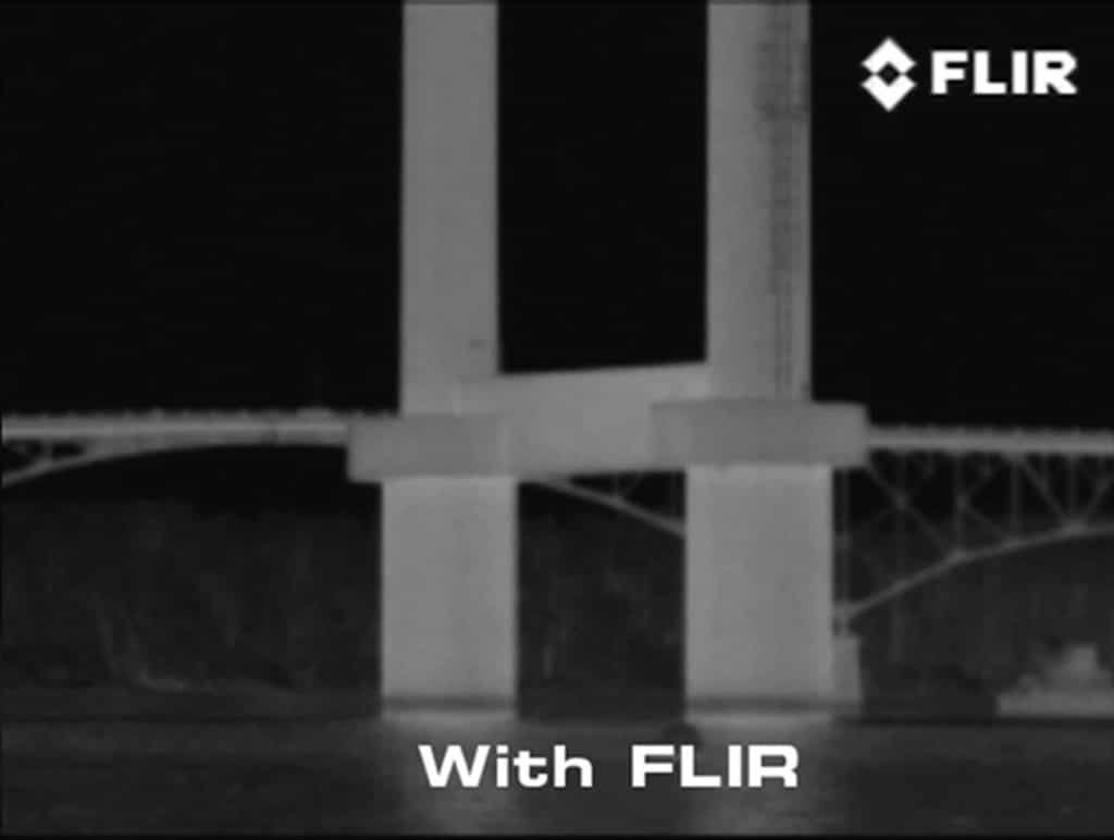 With Flir Night Vision