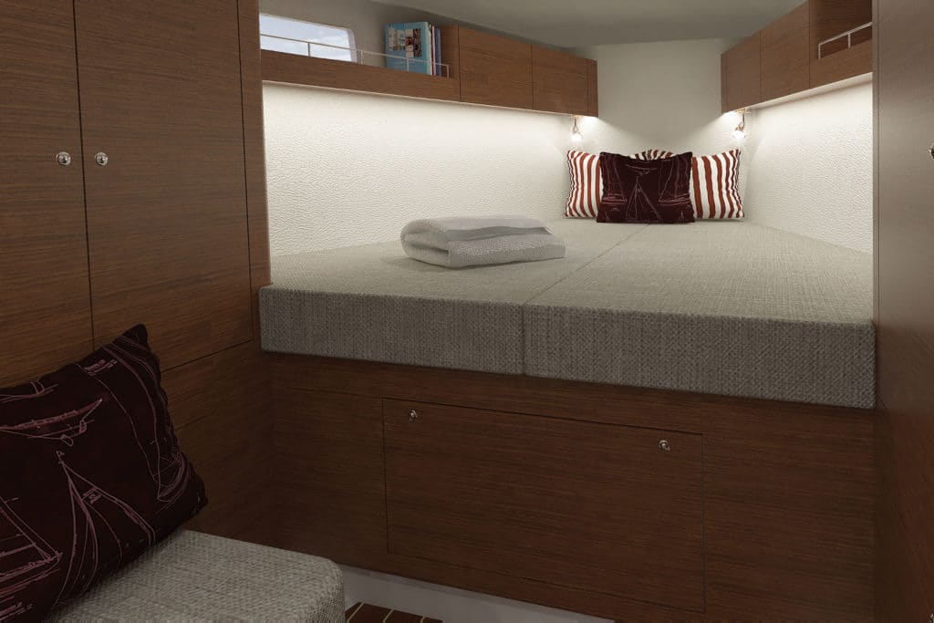 Xc 38 sailboat cabin