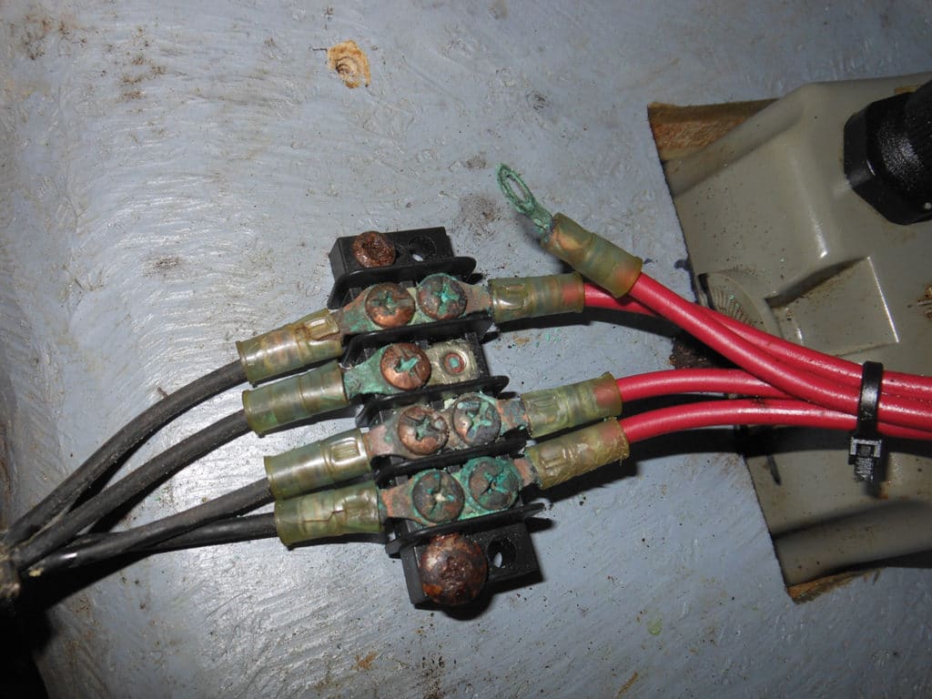 Electrical terminal corrosion
