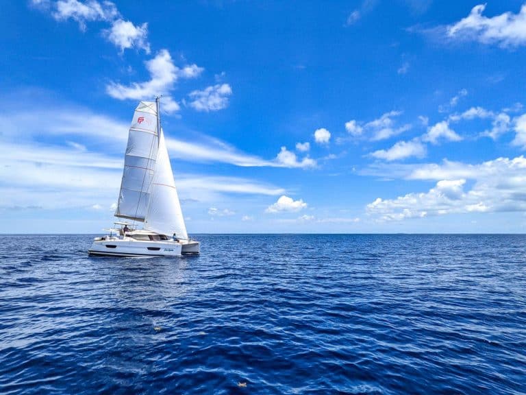 Sea Lyon boat on the water.