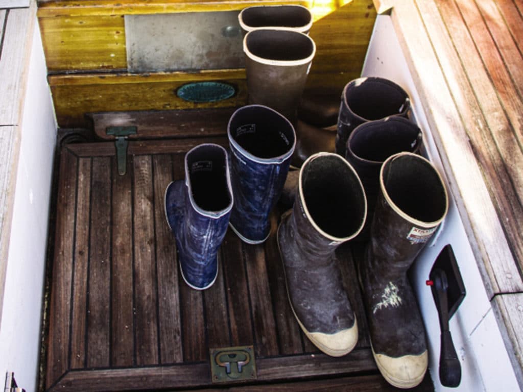 drying boots