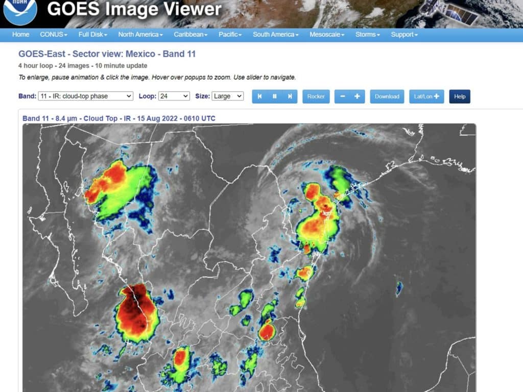 GOES band 11