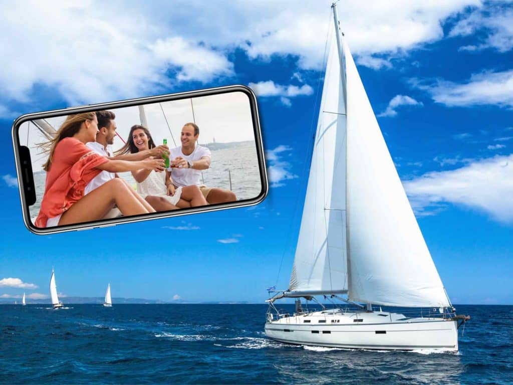 sailing selfie