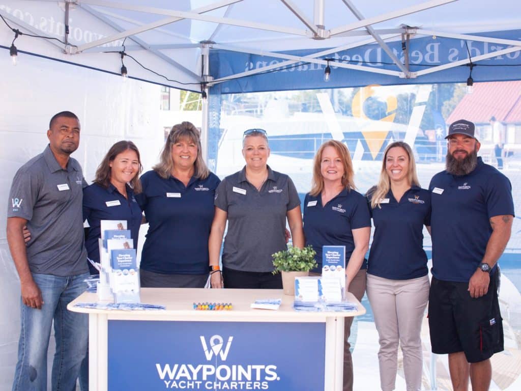 Waypoints Yacht Charter team