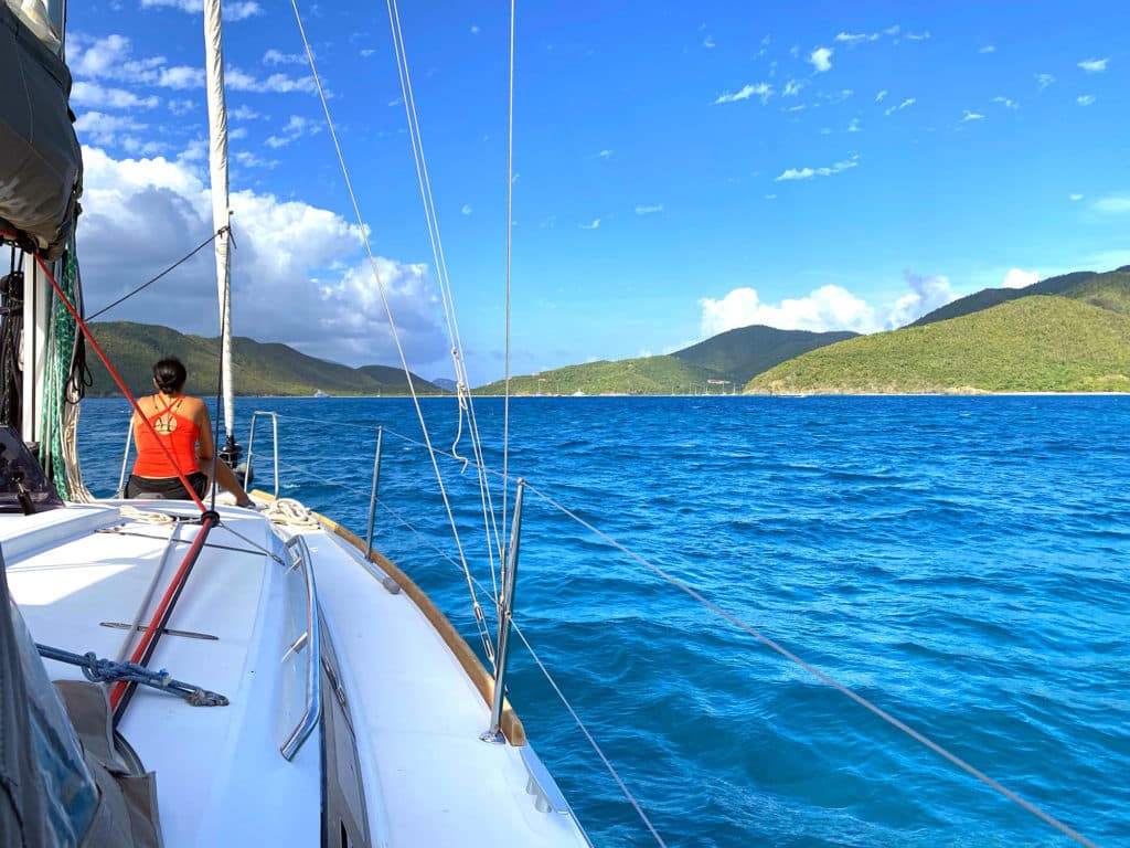 sailing the caribbean