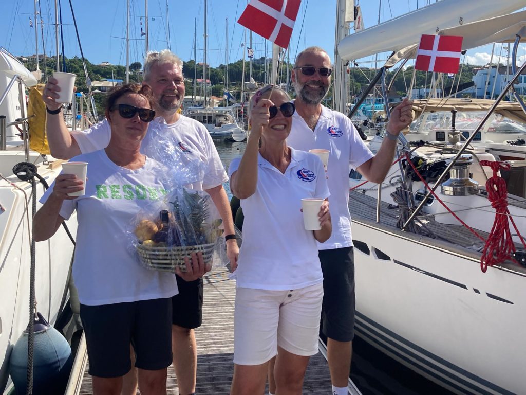 Danish brothers Claus and Stig with wives Catja and Bolette