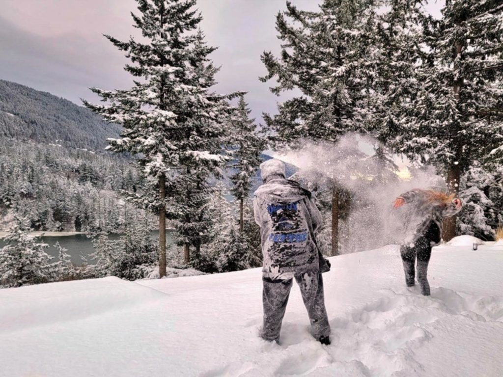 Snowball fight