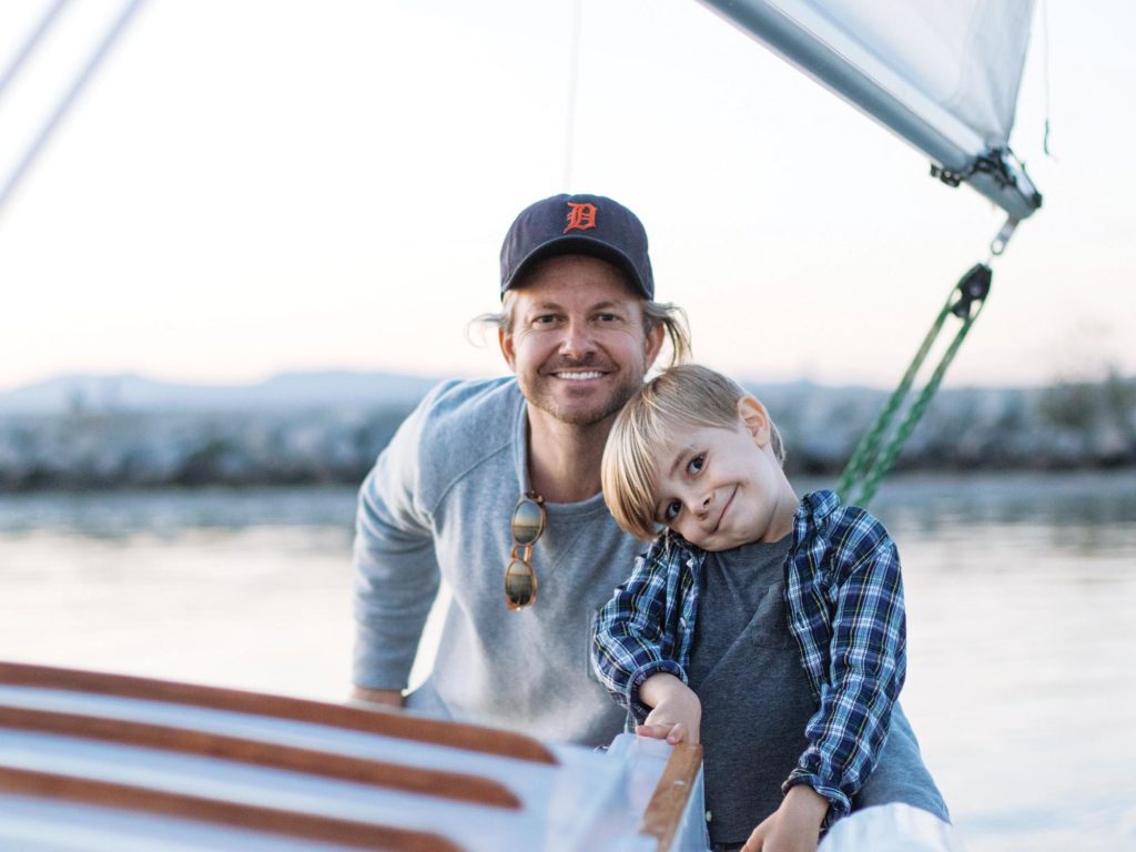 David Blake Fischer and son