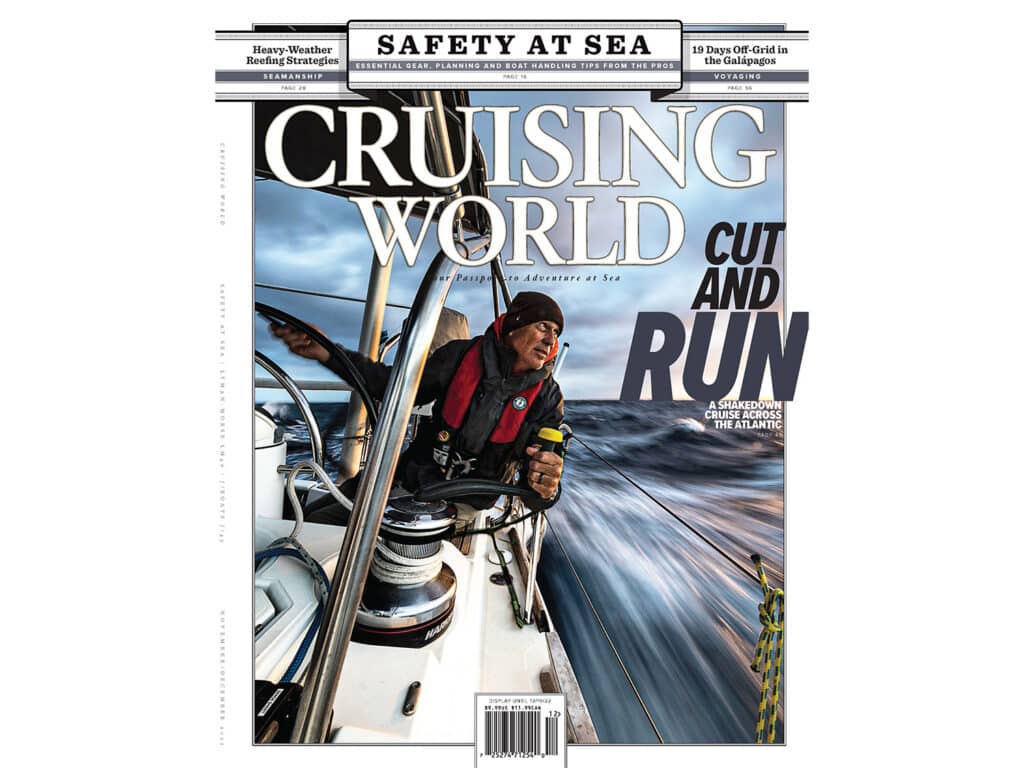 Cruising World magazine cover Cut & Run