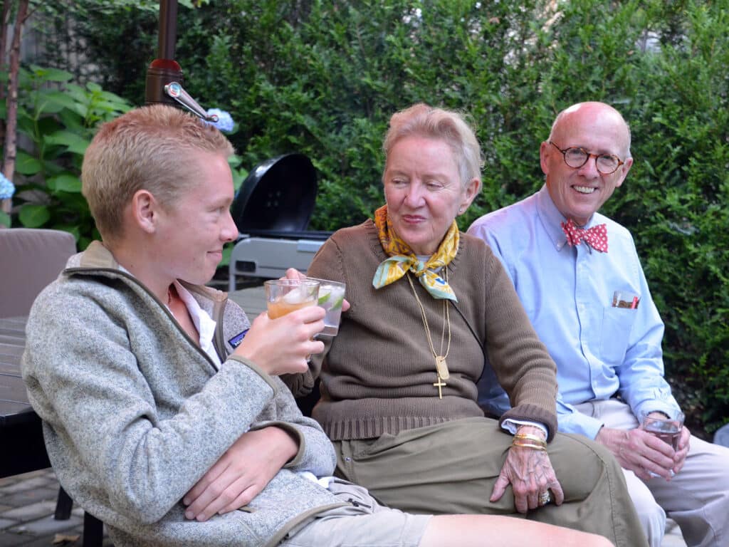 Niall with grandparents