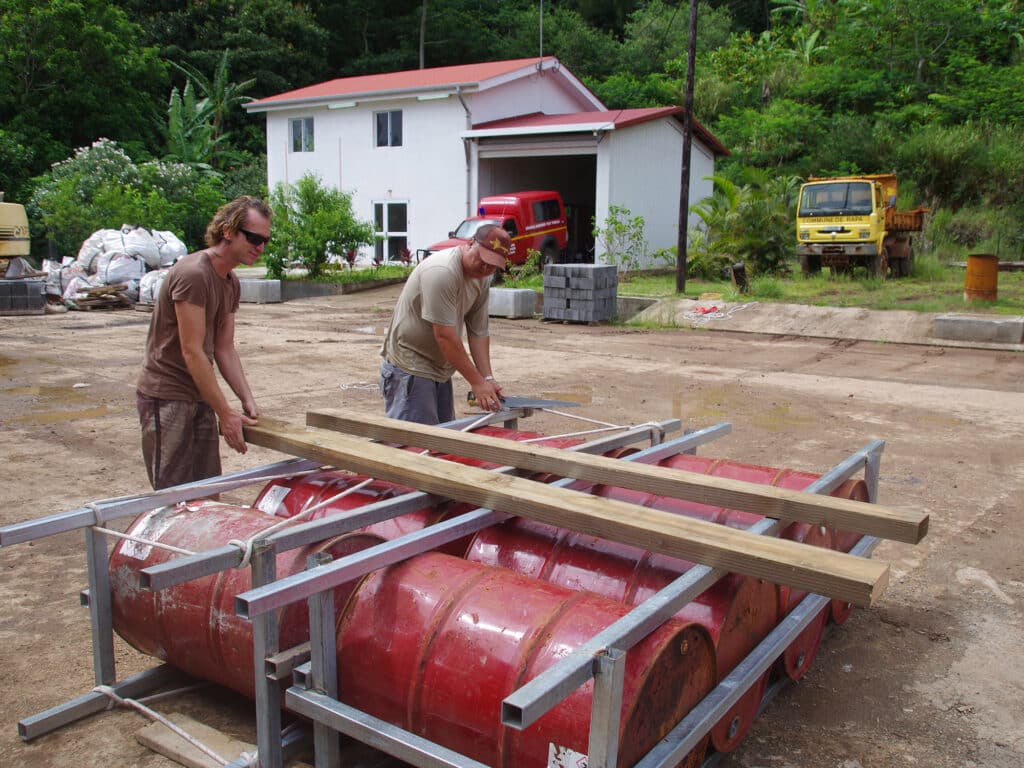 welding a raft