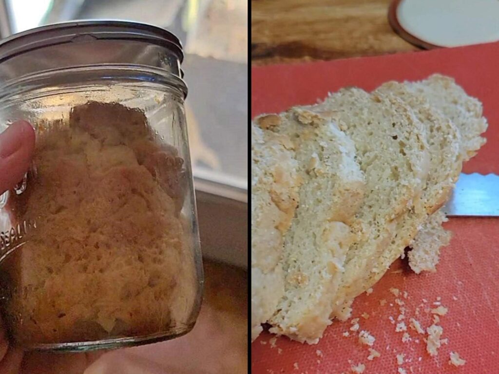 Canning bread