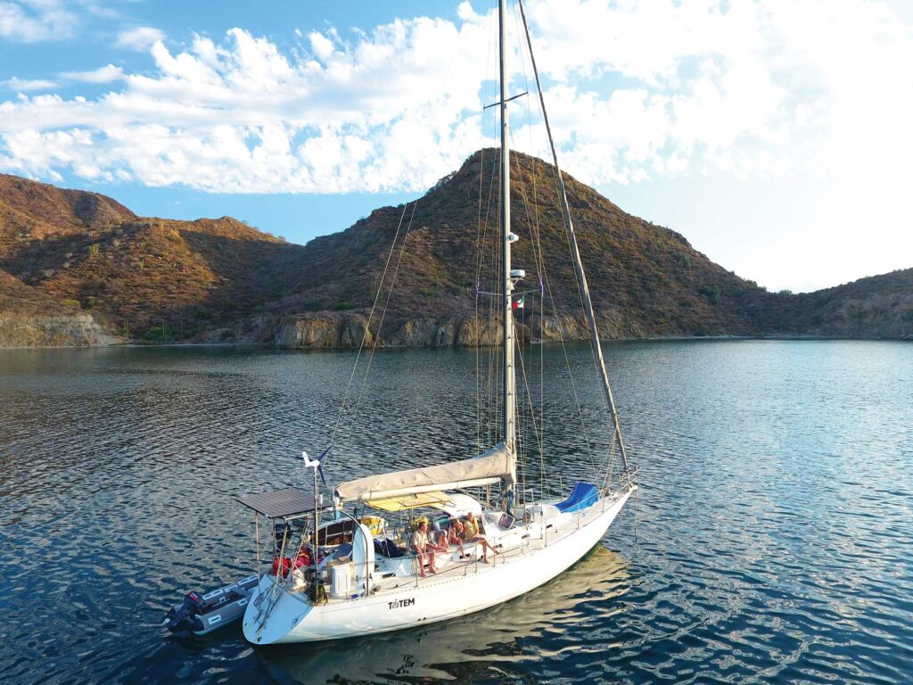 Sailboat in Isla Carmen