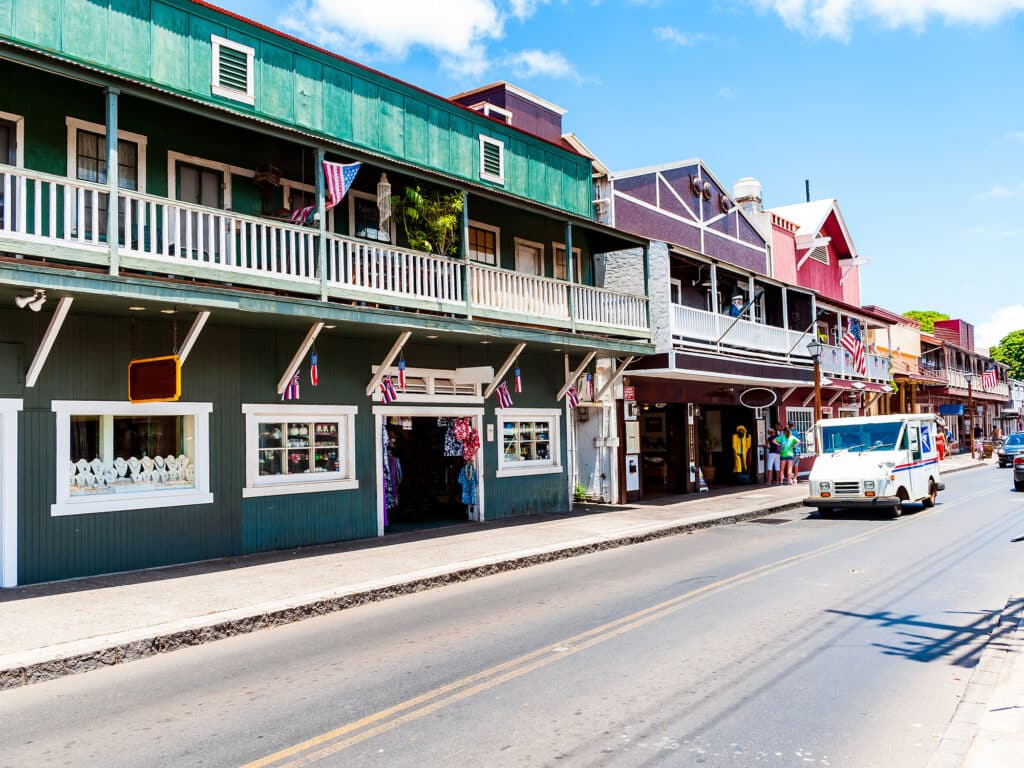 Lahaina waterfront