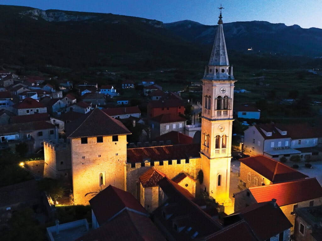 church tower in Jelsa