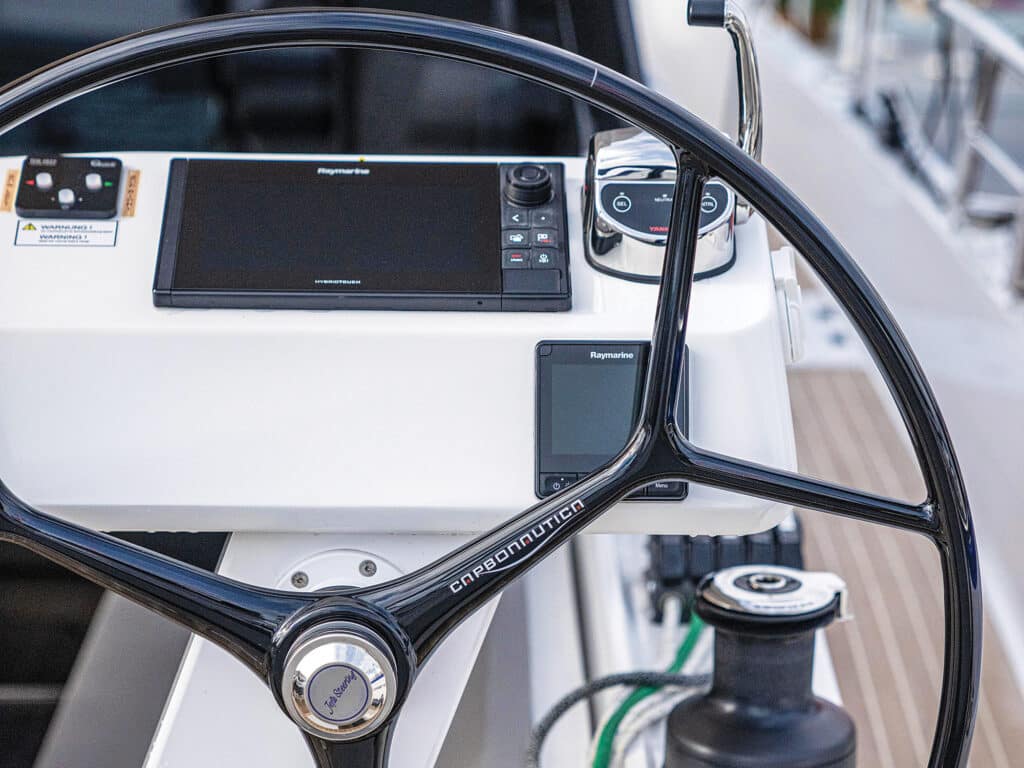 sailboat helm station