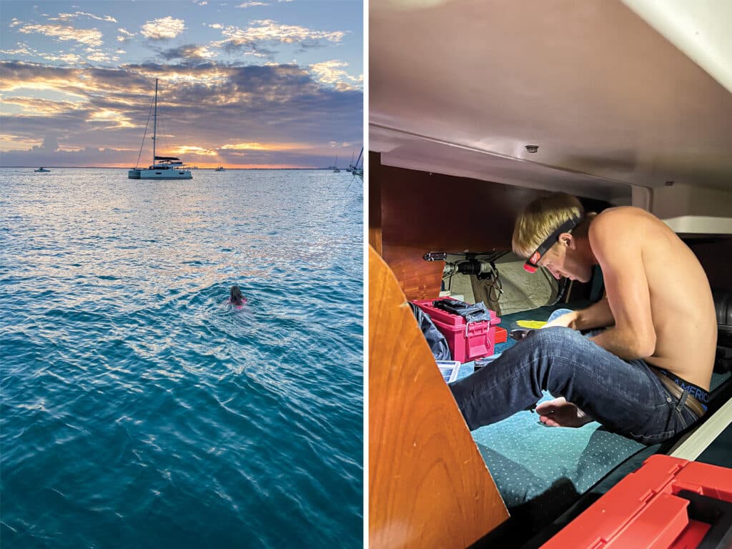 living aboard versus cramped quarters