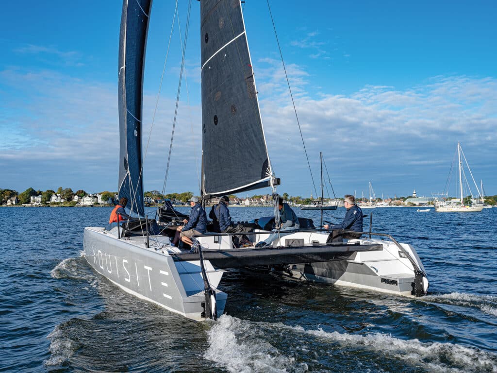 Boat of the Year Xquisite Yachts 30 Sportcat testing