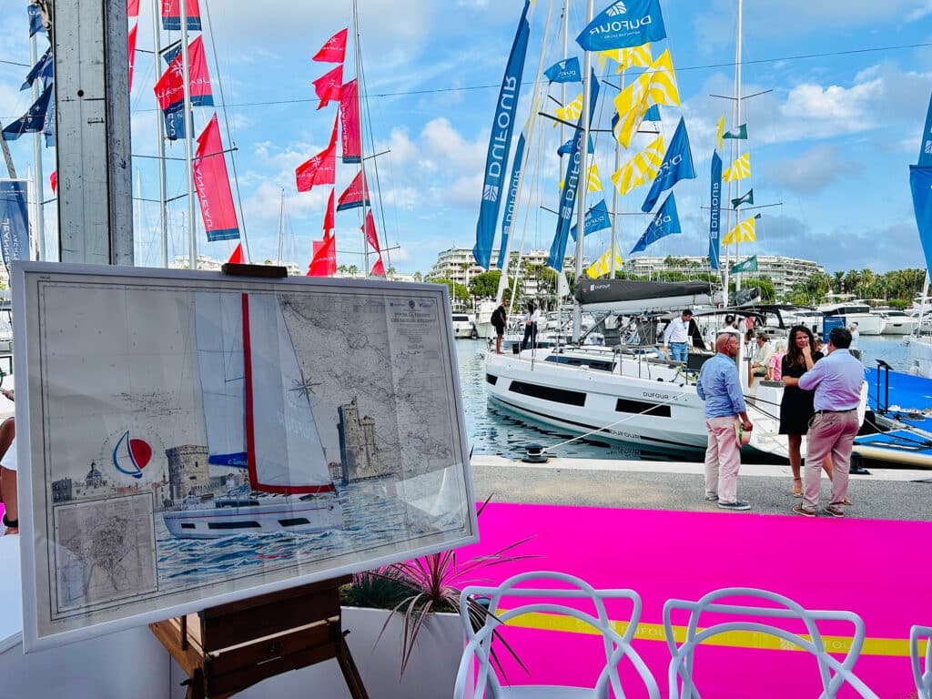 Dufour Yachts at a boat show