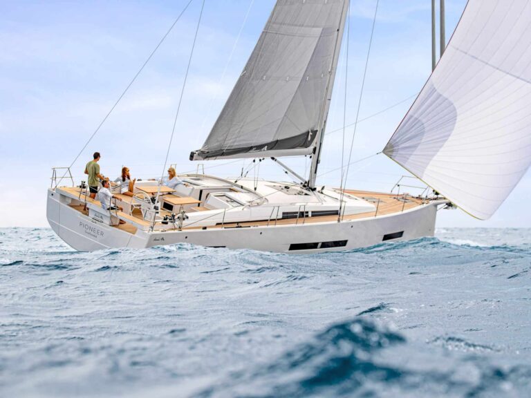 Hanse 510 on the water