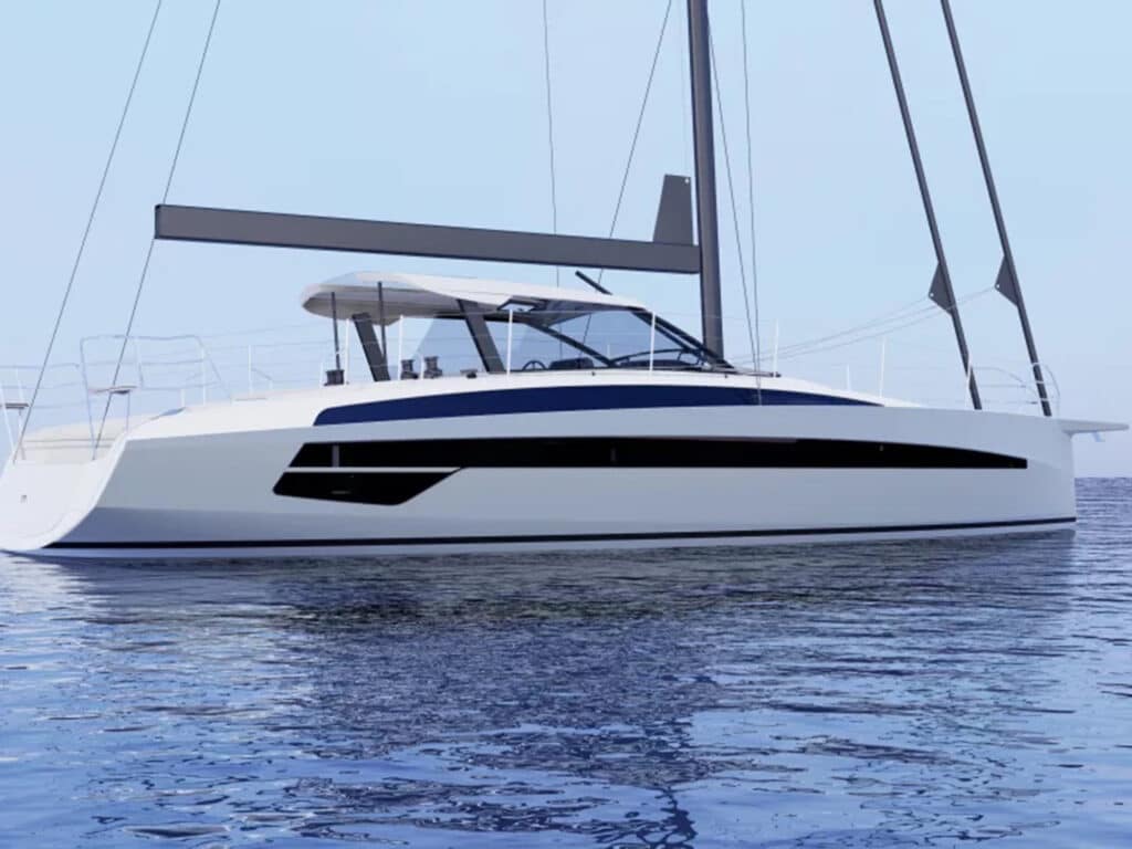 Wauquiez 55 sailboat rendering