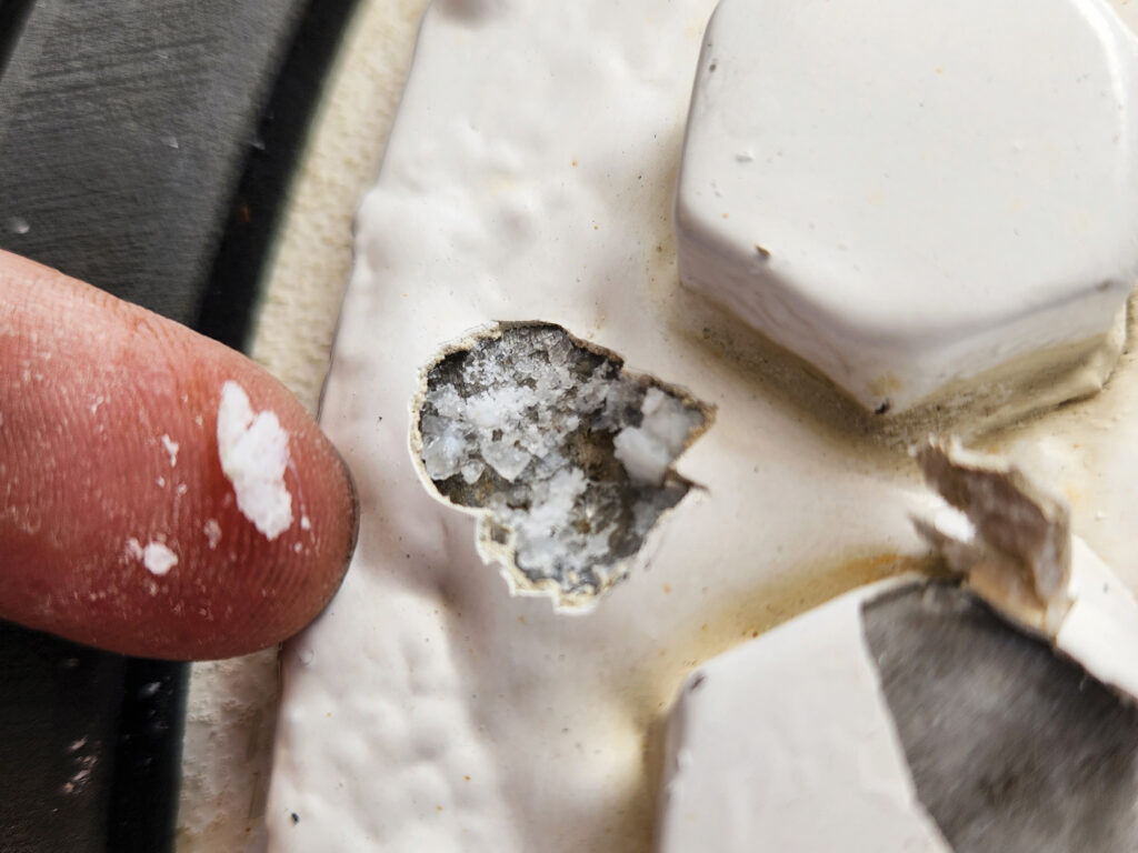 poultice corrosion on a boat