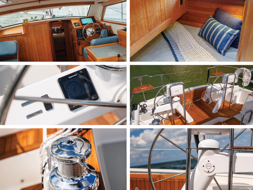 Tartan 455 interior and exterior