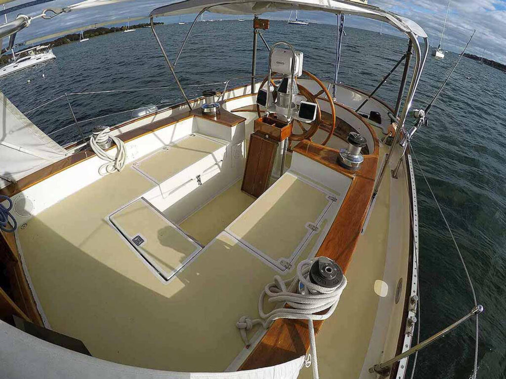 Staysail Schooner deck