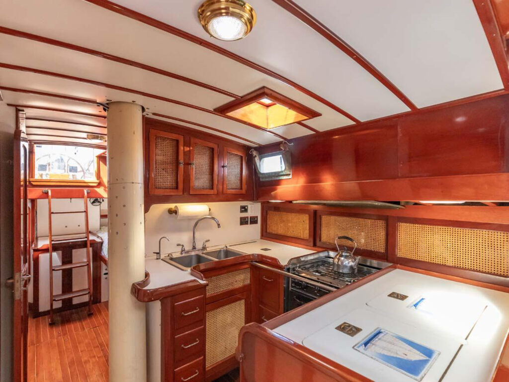 Staysail Schooner galley