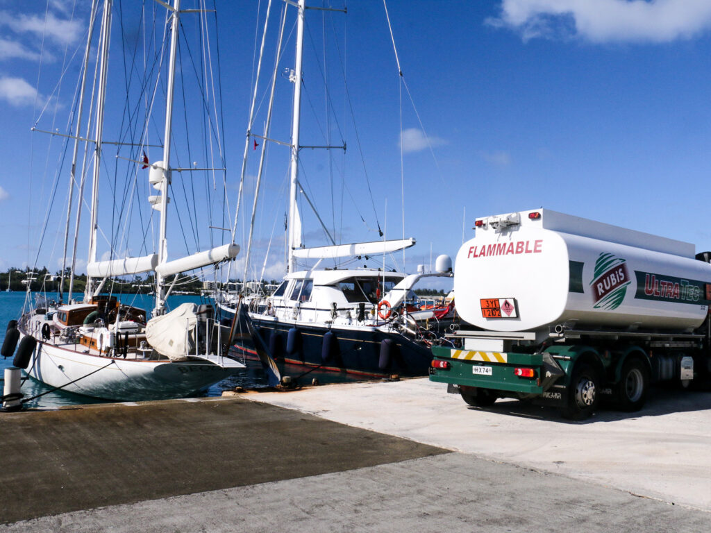 Fuel truck in Bermuda