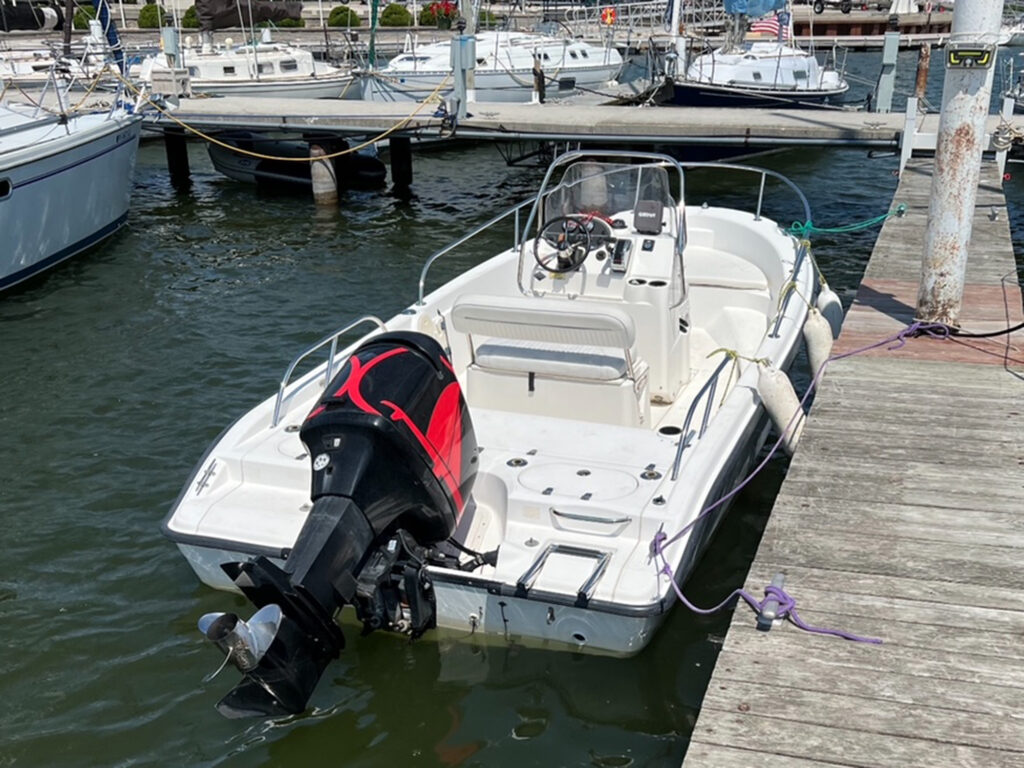 Dauntless 180 docked