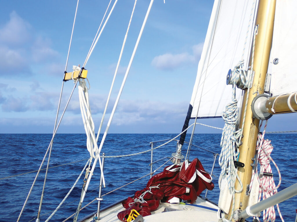 Sailing in calm waters