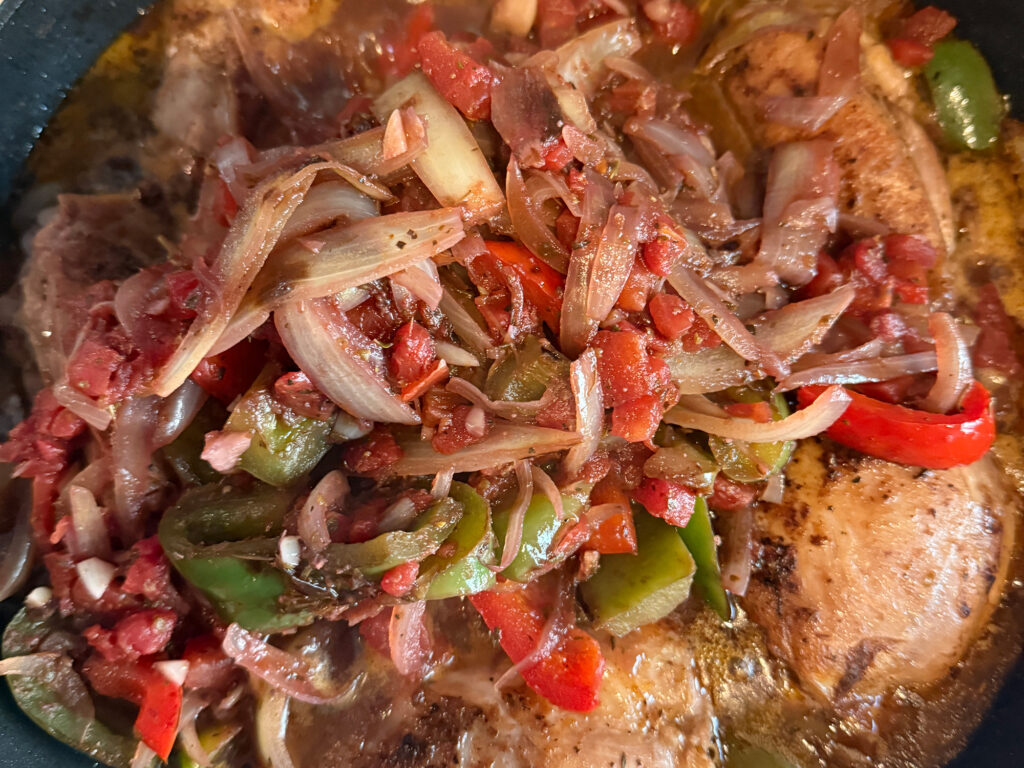 Chicken Quarters Cacciatore