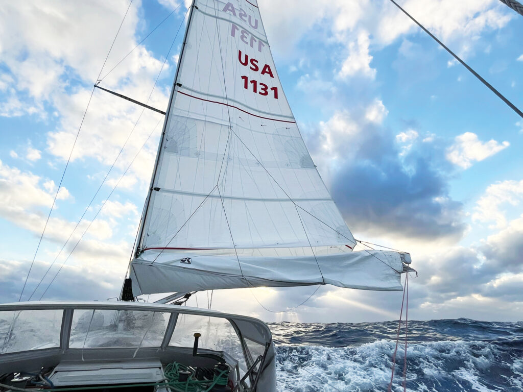 Double Reefed in Gulf Stream