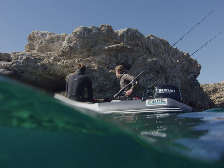 Fore Runner RIB on the water