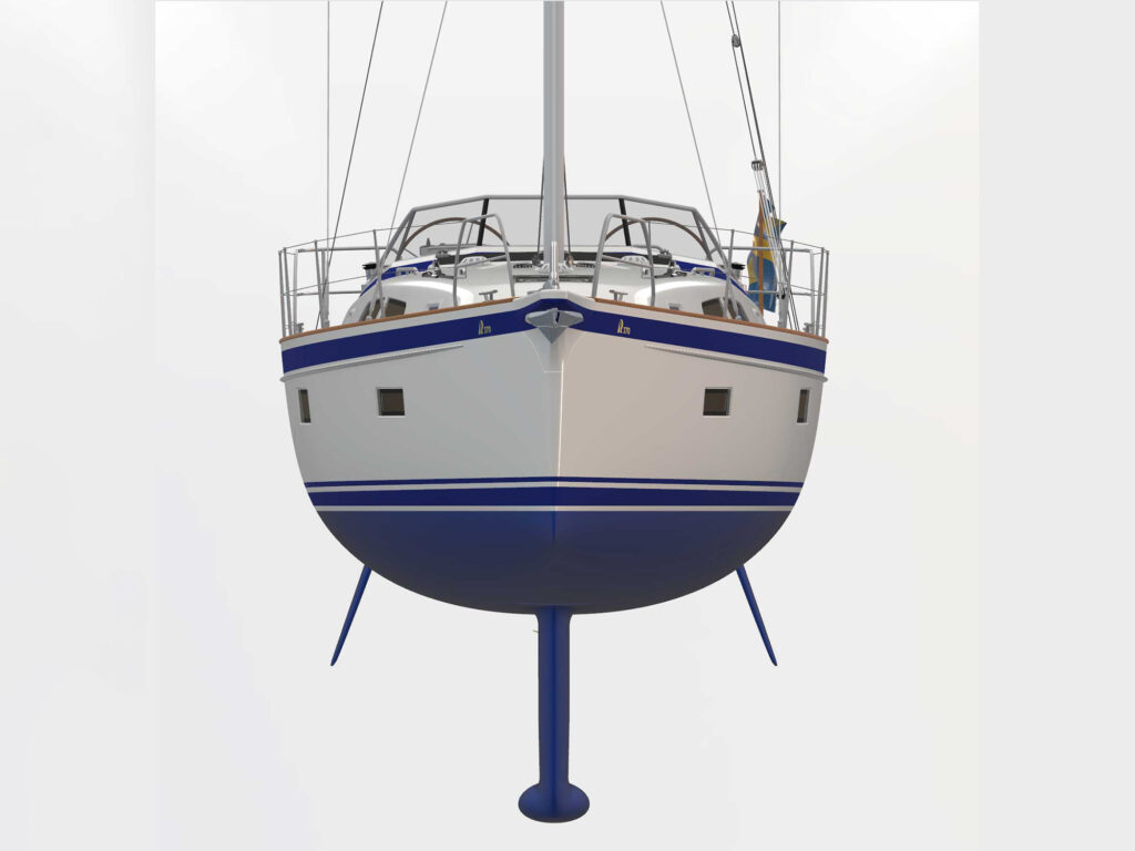 Hallberg-Rassy 370 rendering