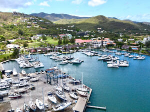 Jolly Harbour storage yard