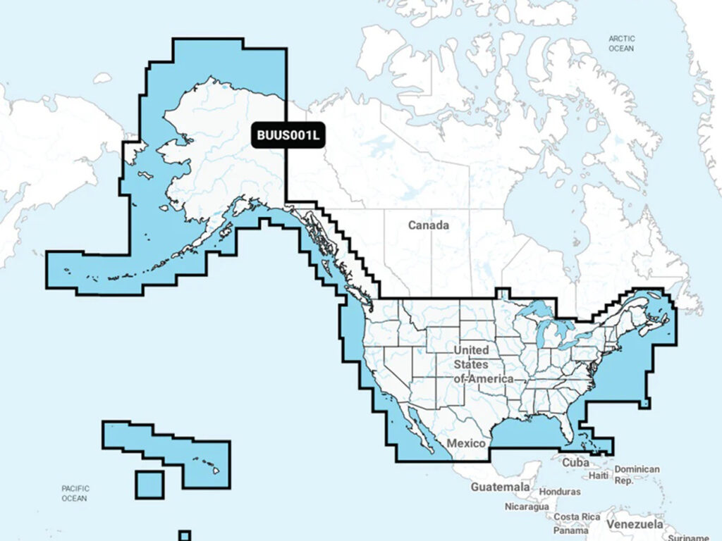U.S. & Coastal Canada Chart