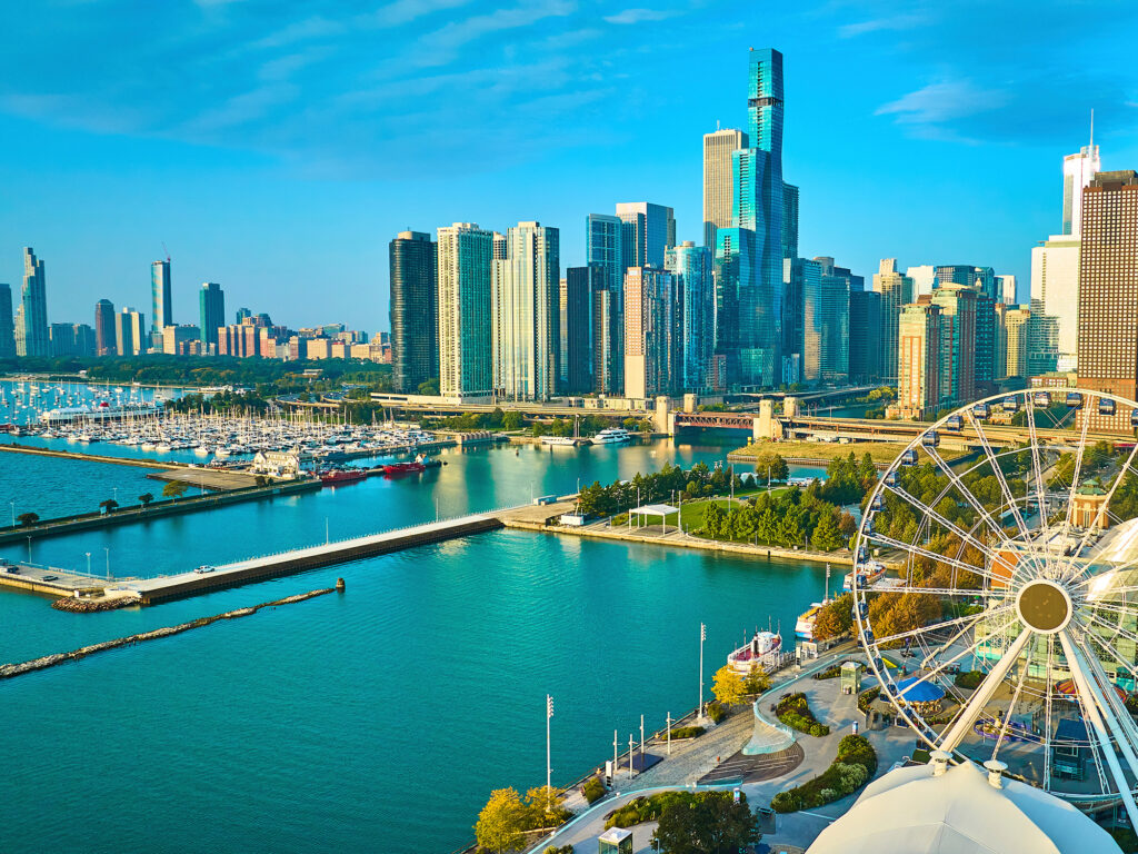 Tourism coast in Chicago