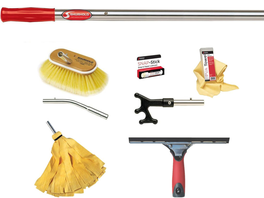 Boat cleaning kit